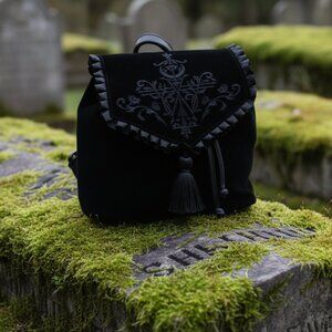Dolls Kill Black Gothic Backpack